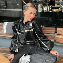 Load image into Gallery viewer, &quot;Moody Girls&quot; Bikers Jacket

