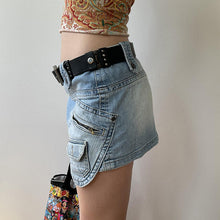 Load image into Gallery viewer, Boston Denim Mini Skirt
